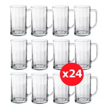 Set X24 Vaso Durax Chopp Santa Fe De Vidrio 500 Ml Kuchen Color Transparente