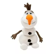 Kit Boneco Olaf Com Velcro 30 Cm + Bolsa Pelúcia Original 