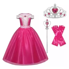 Kit Luxo Bela Adormecida Aurora Fantasia Disney Princesas 