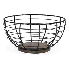 12 Decorative Black Aluminum Wire Centerpiece Basket...