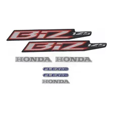 Jogo Kit Adesivos Honda Biz 125 Es 2014 Preta - Lb10527