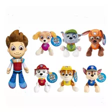 Set Peluches Paw Patrol Patrulla Canina 7 Personajes