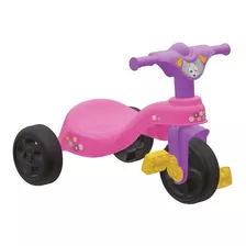 Velotrol Triciclo Menina Motoca Infantil Encantado Rosa