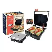 Parrillera Eléctrica Tostadora Sándwich Grill Haeger 2682