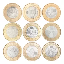 Nuevas Monedas 20 Pesos Menonitas, Zapata, Tenochtitlan, Bic
