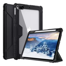 Carcasa Premium Leather Nillkin + Lám Para iPad 10.2 7ma/8va