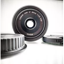 Lente Canon 40mm 2.8 Stm Original Seminova
