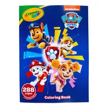 Libro Para Colorear Crayola Paw Patrol, Incluye Stickers