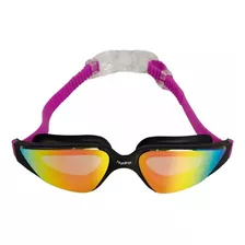 Antiparras Natacion Hydro Mirror Espejadas Lentes Cke Color Violeta/rosa