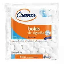 Algodão Bola Manicure Estética E Bebê Cremer 50g Full