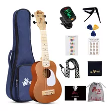 Winzz Ukelele Soprano Para Principiantes, Kit De Ukelele De