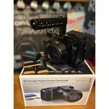 Câmera Blackmagic Pocket 6k + Cage Completo + Davinci