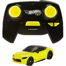 Hotwheels Rc Nissan Z Yellow Mini Carro Control Remoto 1:64