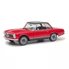 Schuco 1/18 Mercedes Benz 280 Sl Pagoda Spider 1963 Vermelho