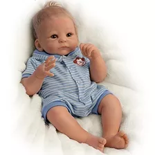 Muñeco Bebé Benjamín Con Vestido Azul