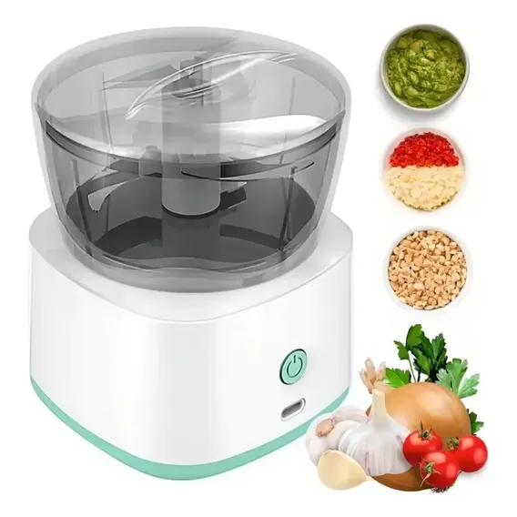 Mini Processador Elétrico 350ml 45w Usb Recarregável