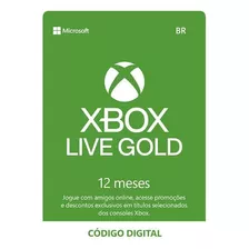 Live Gold 12 Meses Código 25 Digitos 
