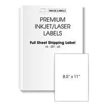 Etiqueta - Houselabels Full Sheet-1 Up Multipurpose Labels (