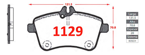 Pastillas De Frenos Para Mercedes Benz B200 (w245) Foto 2