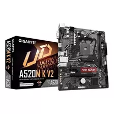 Placa Mãe Gigabyte A520m K V2 Amd Ddr4chipset A520 /1000