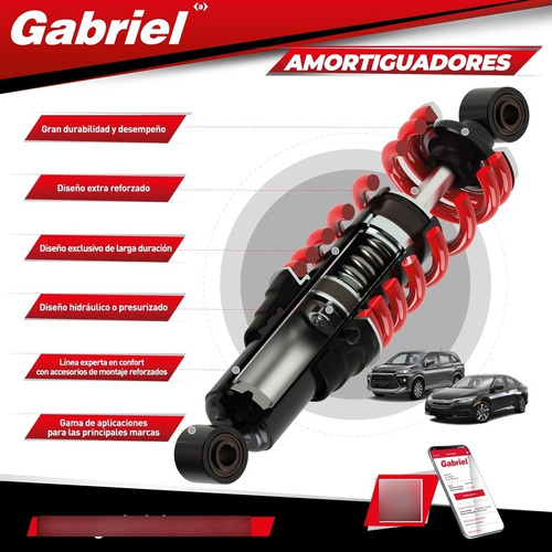 Par Amortiguadores Traseros Cerato Pro 2014-2018/gabriel Foto 2