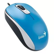 Mouse Genius Dx-110, Usb Optico 1000 Dpi, Blue Color Azul