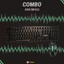 Kit Gamer Kosmo Combo Teclado Y Mouse Kos-cm511