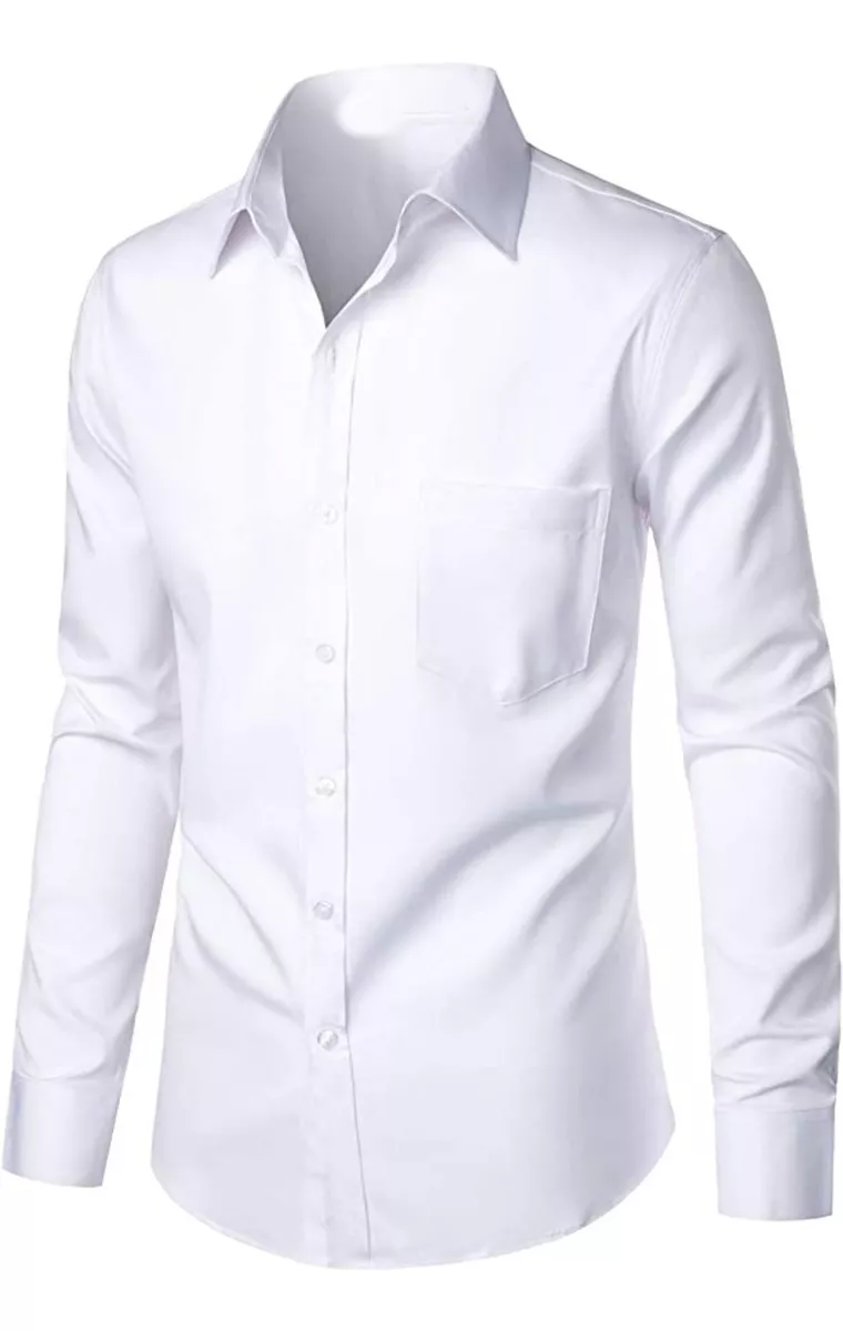 Camisa Hombre Blanca Clasica