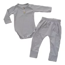 Conjunto Bebe Body Y Pantalón Morley Lisos Liquidacion