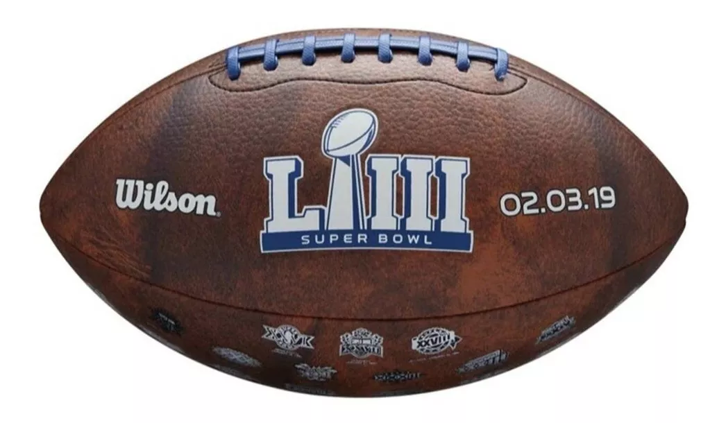 Balón Futbol Americano Nfl Super Bowl 53 Tamaño Oficial/bamo