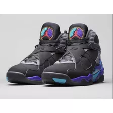  Nike Jordan Retro 8 Aqua 100% Originales Talla 9us (43)