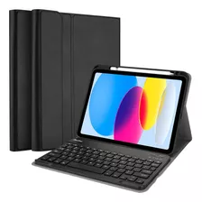 Funda Procase Para iPad 10.9 2022 Con Teclado - Negro