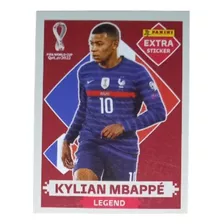 Figurita Extra Sticker Base Kylian Mbappé Mundial Qatar 2022