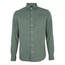 Camisa Individual Comfort Balance Listrado Verde 