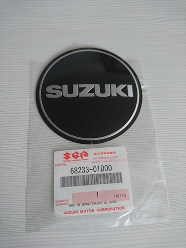 Sticker Calcomania Emblema Laminada Motor Suzuki Gs500 Negro Foto 4