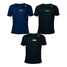 Pack X3 Camisetas Deportivas Originales Ripple