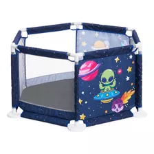 Maxi Baby Cercadinho Infantil Chiqueiro Portátil Playpen Azul