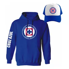 Kit Sudadera + Gorra Sublimada Mod Cruz Azul Fc Liga Mx