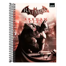 Caderno Universitário Capa Dura Batman 15 Materias 240 Fls