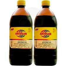 Essência De Baunilha Arcolor 960ml Cada - Kit 2 Garrafas 