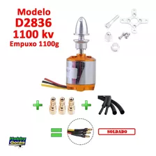 Motor D2836 1100kv Eixo 4mm Aeromodelo Hobbygoiás (2217)