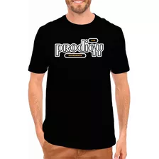 Camiseta The Prodigy Camisa Plus Size 100% Algodão Preta