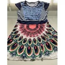 Vestido Fiesta Niña Importado Desigual 11/12