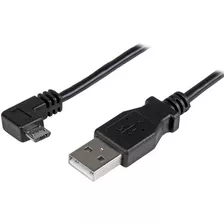Cable Usb Startech Usbaub1mra Negro Con Entrada Usb A Salida Micro Usb B