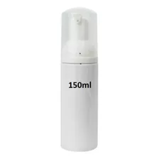 Frasco 150ml Branco Pump Espumador Along Cílios - C/05unid