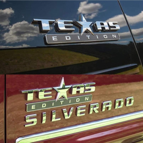 Set Emblemas Texas Edition 3 Piezas Chevrolet Gmc  Foto 6