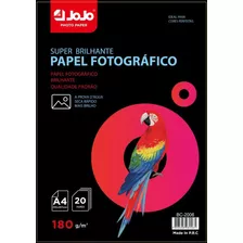 1000 Folhas Papel Foto Glossy 180g A4 Prova D'água + Firme Cor Branco