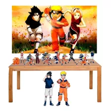 Kit Festa Naruto Display Duplo + Painel 150x100cm