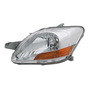 Faros Negro Para Toyota Yaris Sedn 2007-12 Toyota Yaris (Sedan)