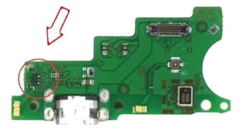 Placa Conector Carga Microfone Compatível Moto E6s Xt2053